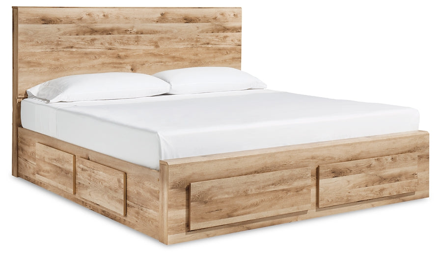 Hyanna  Panel Storage Bed With 2 Under Bed Storage Drawers