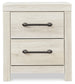 Cambeck  Panel Headboard With Mirrored Dresser, Chest And Nightstand