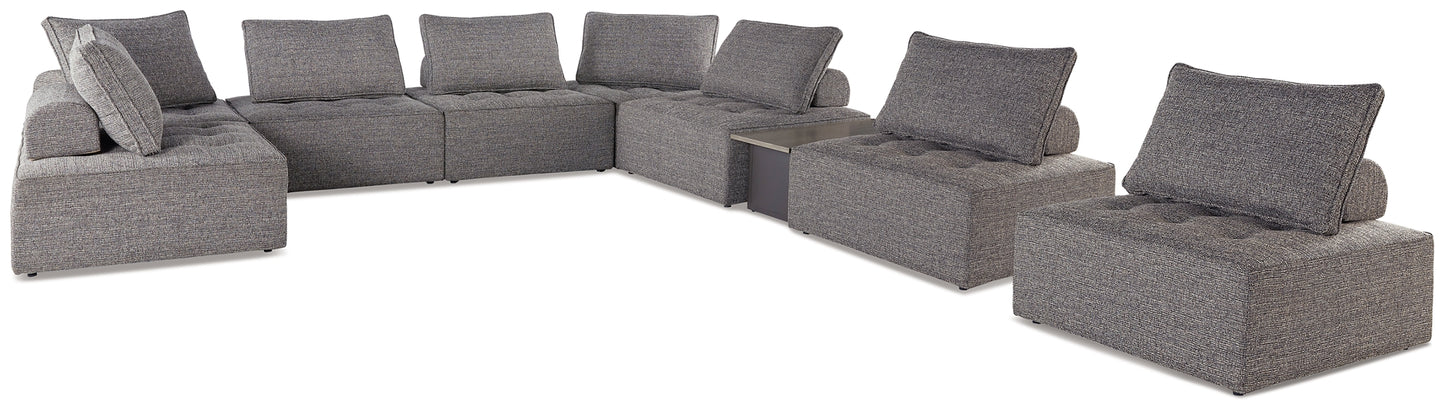 Bree Zee 8-Piece Outdoor Sectional with Lounge Chair