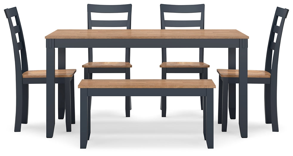 Gesthaven Dining Room Table Set (6/CN)