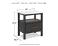 Cadmori Queen Upholstered Panel Bed with Mirrored Dresser and Nightstand