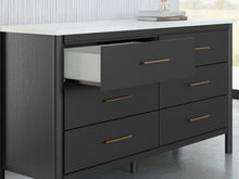 Load image into Gallery viewer, Cadmori King Upholstered Panel Bed with Dresser and 2 Nightstands
