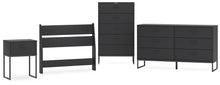 Load image into Gallery viewer, Socalle Twin Panel Headboard with Dresser, Chest and Nightstand
