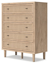 Load image into Gallery viewer, Cielden Queen Panel Bed with Mirrored Dresser, Chest and Nightstand
