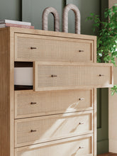 Load image into Gallery viewer, Cielden Queen Panel Bed with Mirrored Dresser, Chest and Nightstand
