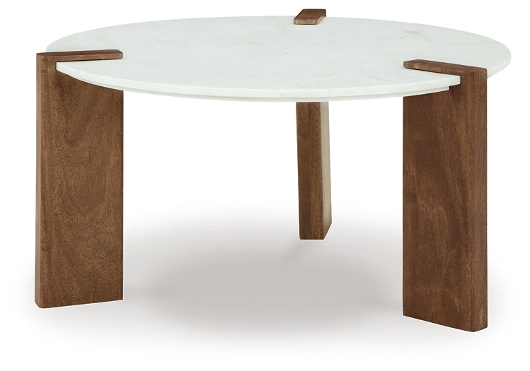 Isanti Coffee Table with 1 End Table