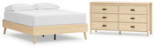 Load image into Gallery viewer, Cabinella Full Platform Bed with Dresser
