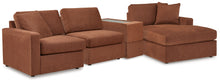 Load image into Gallery viewer, Modmax 4-Piece Sectional with Chaise and Storage Console
