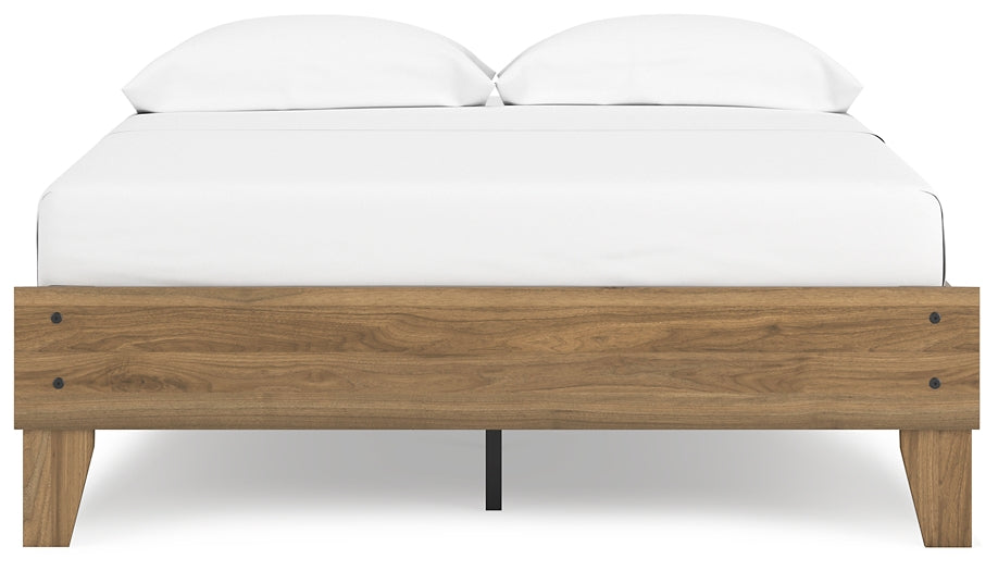 Deanlow Full Platform Bed with Dresser and Nightstand