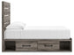 Graystorm Full Panel Storage Bed