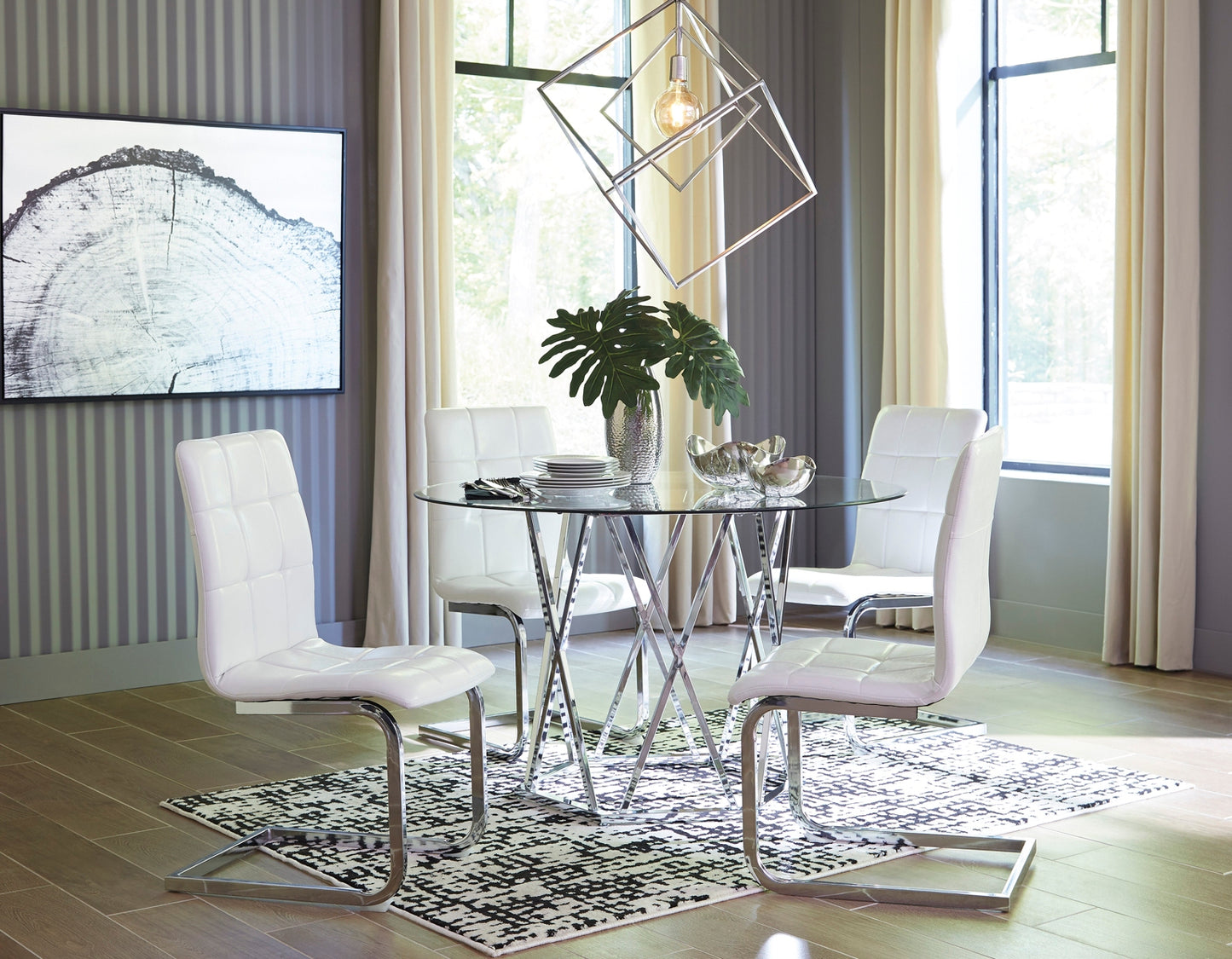 Madanere Dining Table and 4 Chairs