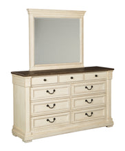 Load image into Gallery viewer, Bolanburg California King Panel Bed with Mirrored Dresser and 2 Nightstands
