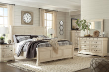 Load image into Gallery viewer, Bolanburg California King Panel Bed with Mirrored Dresser and 2 Nightstands
