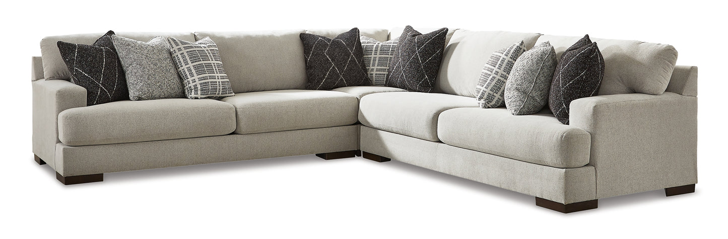 Artsie 3-Piece Sectional with Ottoman