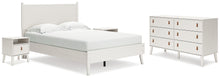 Load image into Gallery viewer, Aprilyn Full Panel Bed with Dresser and 2 Nightstands
