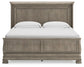 Lexorne California King Sleigh Bed with Mirrored Dresser, Chest and 2 Nightstands