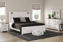 Load image into Gallery viewer, Gerridan King Panel Bed with Mirrored Dresser
