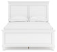 Fortman Full Panel Bed with Mirrored Dresser and Chest